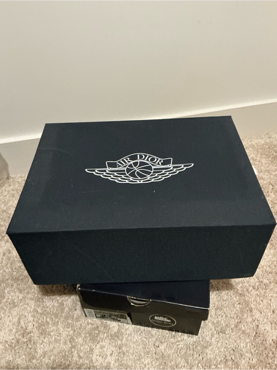 Dior Other - Dior Black Shoe Box with White Air Dior Logo - Men Accessories